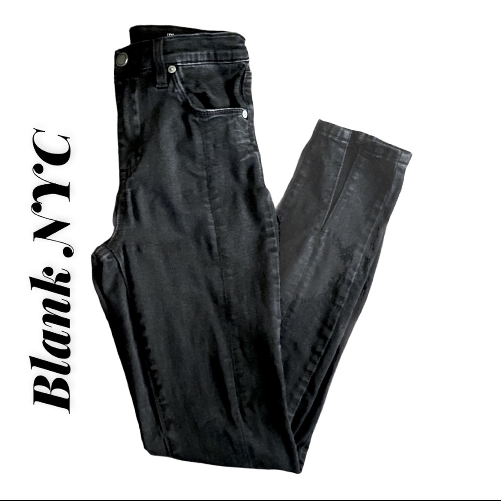 Blank NYC Split Front Skinny Jeans